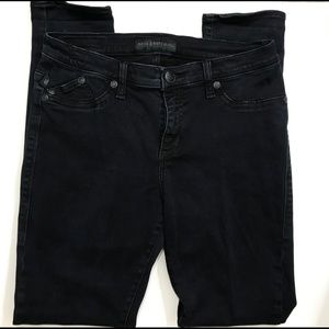 Rock & Republic KASHMIERE Jeggings Black Sz 12M